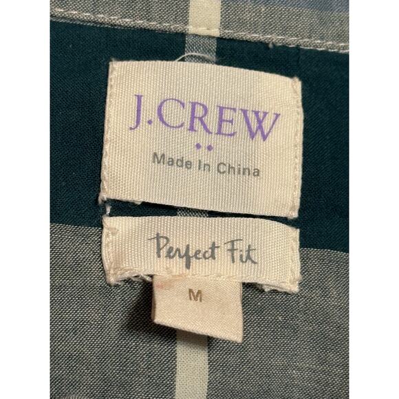 J. Crew Perfect Fit Plaid Button Up Shirt, Size M - Picture 5 of 6